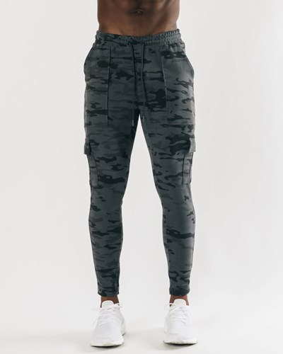Phantom Camo Alphalete Fitted Single-Brushed 30" Cargo Pant | 64295-IMBP