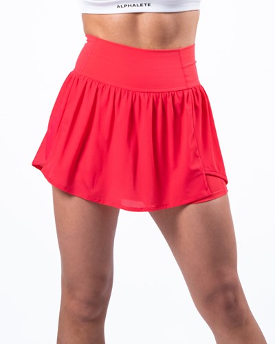 Pink Alphalete 4-Way Stretch Skirt | 29630-QTZJ