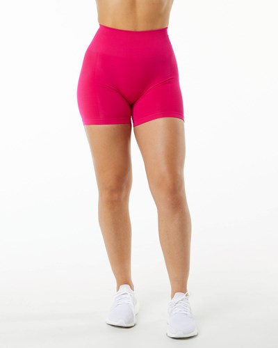 Pink Alphalete Seamless Scrunch 4.5" Short | 23984-SWDF