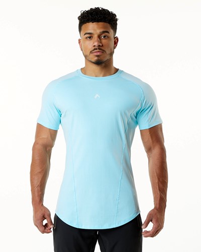 Rocket Blue Alphalete High Performance Tee | 62037-FVDC