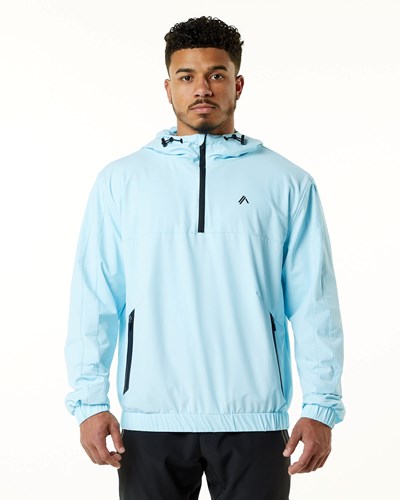 Rocket Blue Alphalete Woven Performance Jacket | 91370-KHBC