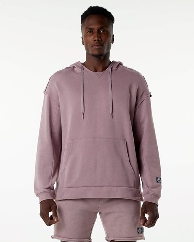 Rose Quartz Alphalete Heavyweight Washed Terry Hoodie | 82410-GKPB