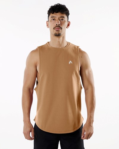 Rust Alphalete Fitted Performance Tank | 51964-JRYZ