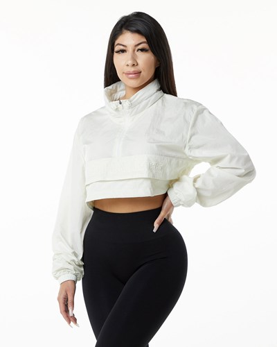 Sage Alphalete All-Purpose Crop Jacket | 80921-QDJO
