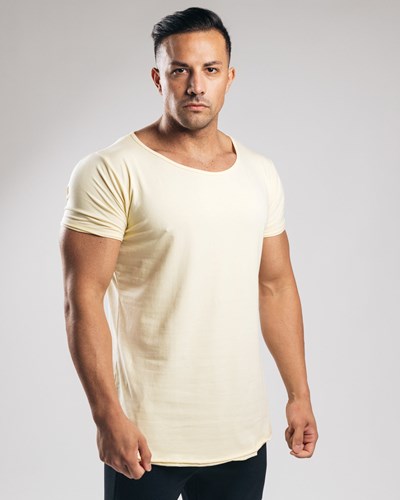 Sea Salt Alphalete Fitted Short Sleeve | 07618-IWDM
