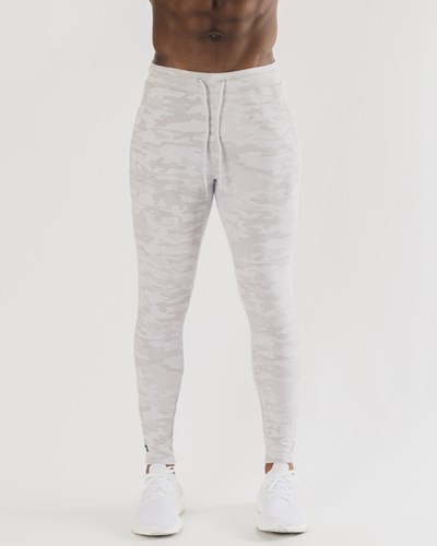 Silver Camo Alphalete Fitted Single-Brushed 30" Jogger | 20697-HMYO