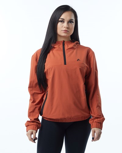 Sour Tangerine Alphalete Woven Performance Jacket | 82167-BLDF