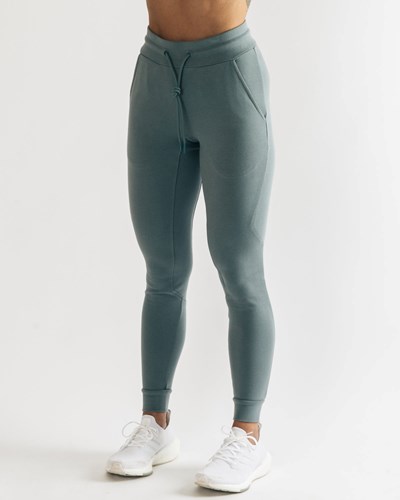 Storm Blue Alphalete Fitted Single-Brushed 29" Jogger | 70928-ZHWQ