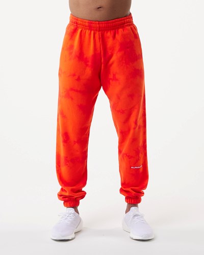 Strawberry Alphalete Washed 31" Fleece Jogger | 75160-QITO
