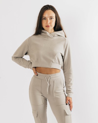 String Alphalete Relaxed Single-Brushed Pullover Hoodie | 10485-LXBU