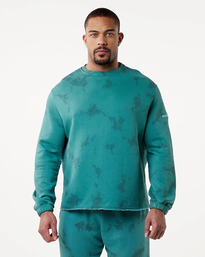 Submarine Alphalete Washed Fleece Sweater | 12358-VMDL