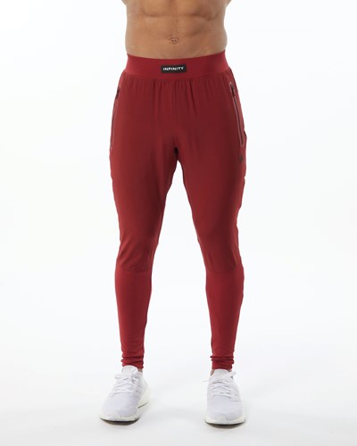 Tartan Red Alphalete Woven 4-Way Stretch 29" Pant | 05981-CWOF