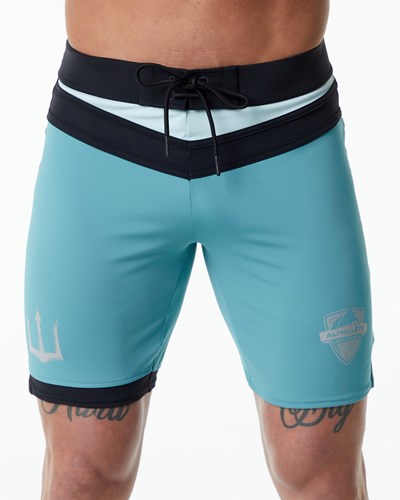 Teal Alphalete Competition Board Short | 79254-OIUJ