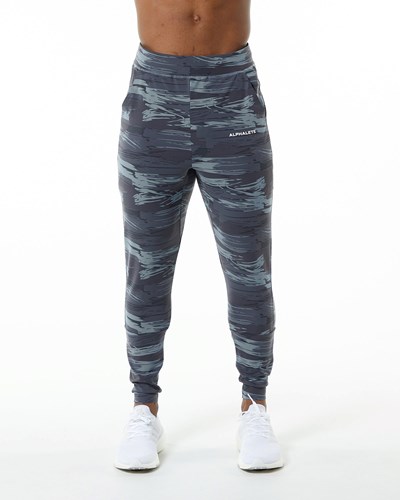 Trooper Canvas Camo Alphalete 4-Way Stretch Jogger | 38760-QKLO