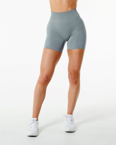 Utility Grey Alphalete Seamless Scrunch 4.5" Short | 19735-TKYD