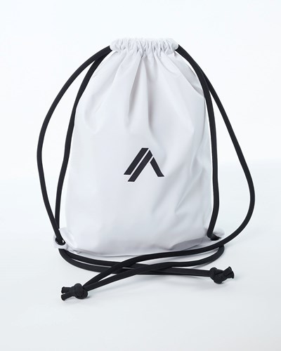 White Alphalete Drawstring Bag | 38501-FBJA