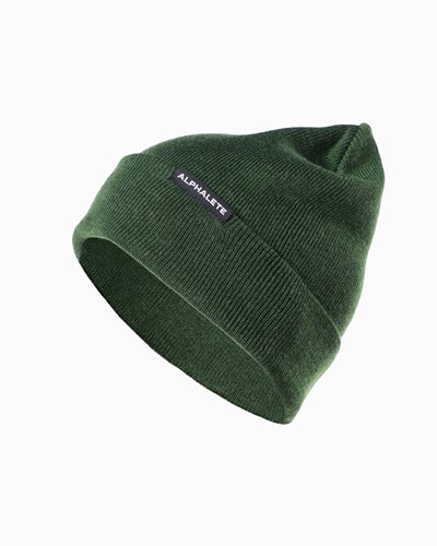 Wild Sage Alphalete Cotton Knit Beanie | 08724-EBHQ